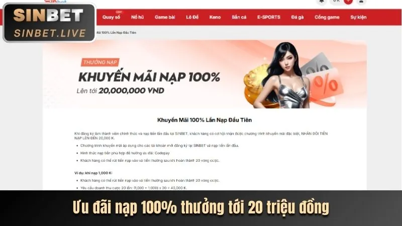 Ví điện tử Momo, ZaloPay để nạp tiền vào trò chơi casino tặng tiền